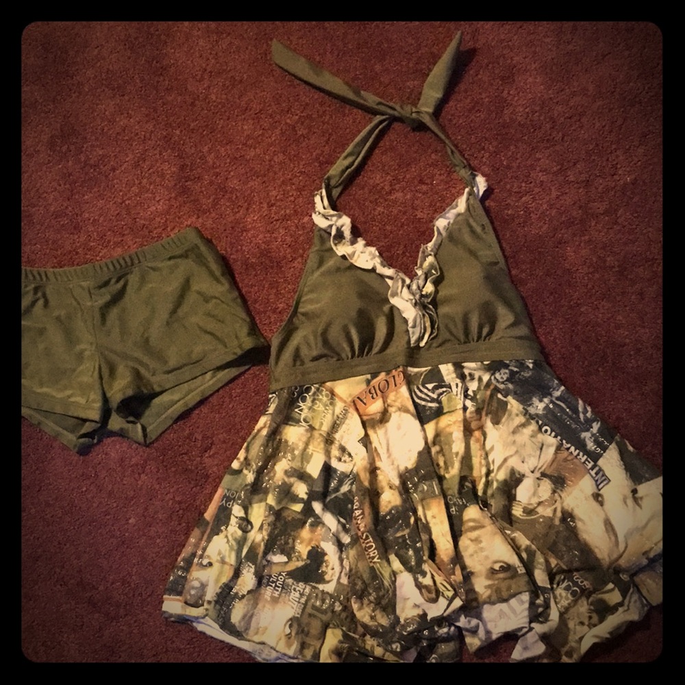 Lovely two piece swim suit , brand new